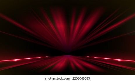 Red Maroon Tunnel Path Stage Award Background. Speed Way Red Carpet Luxury Background. Modern Abstract Design Template. LED Visual Motion Graphics. Wedding Marriage Invitation Poster. Blank Background - Powered by Shutterstock