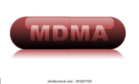 Red MDMA Pill