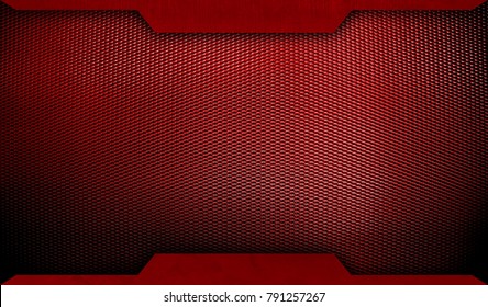 Red Metal Mesh Background