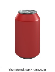 Red Metal Aluminum Beverage Drink Can Stock Vector (Royalty Free) 155137049