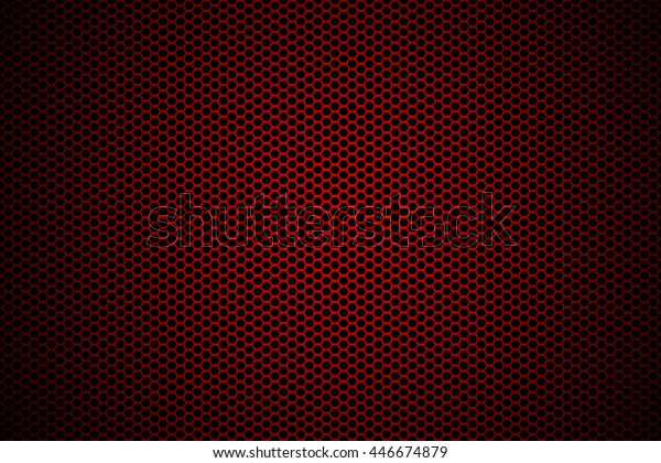 Red Metallic Mesh Background Texture Stock Illustration 446674879