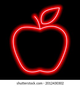 4,256 Neon Apple Images, Stock Photos & Vectors | Shutterstock