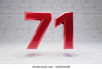 red-number-71-metallic-color-260nw-16545