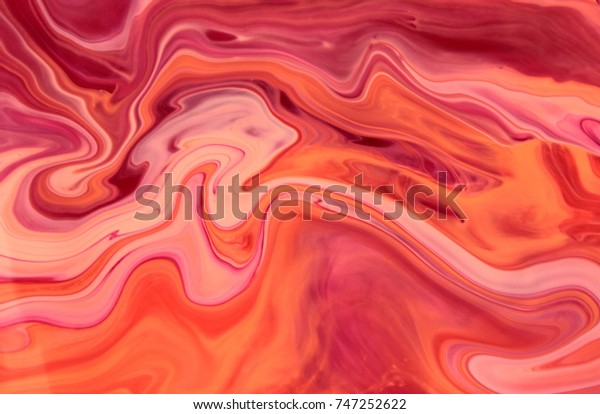 Red Orange Yellow Marble Abstract Art Stock Illustration 747252622 ...