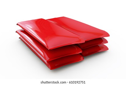 Red packing for candy