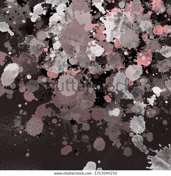 Red Paint Splatter Effect Texture On 库存插图 1311049250 | Shutterstock