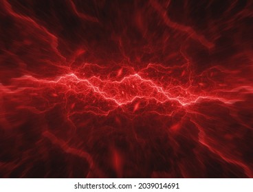 Rotes Plasma, abstrakter elektrischer Hintergrund