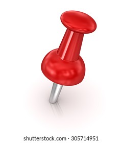 Red Push Pin Stock Illustration 305714951 | Shutterstock