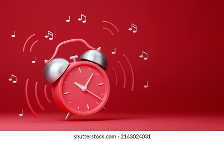 Red Retro Ringing Alarm Clock Sound Stock Illustration 2143024031 Red Retro Ringing Alarm Clock Sound Stock Illustration 2143024031