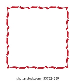 Red Ribbon Border