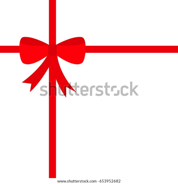 Download Red Ribbon Christmas Bow Icon Gift Stock Illustration 653952682 PSD Mockup Templates