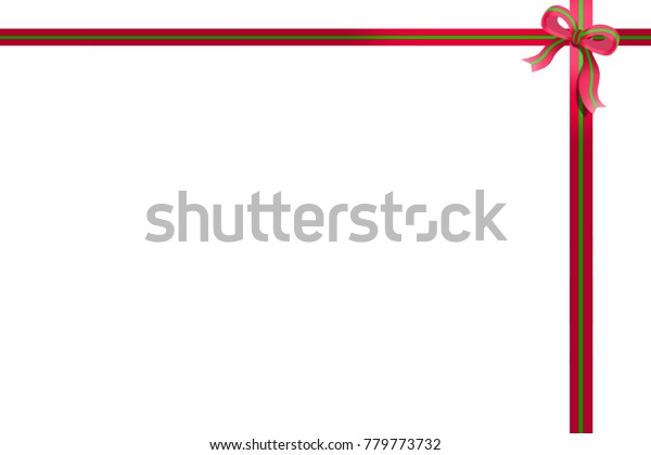 Red Ribbon Frame Stock Illustration 779773732 | Shutterstock