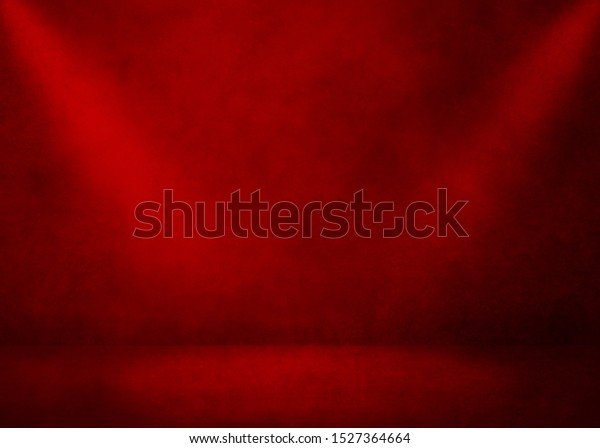 赤い部屋の背景 Studioテンプレート のイラスト素材