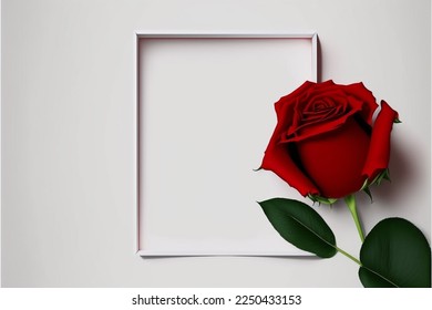 red roses background with empty space for text, message, quotes.