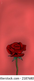 Red Roses That Are Made In Such A Way That They Resemble Real Roses, Have Certain Details