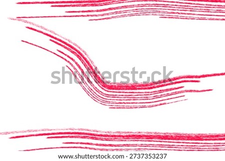 Red scribbled lines on white background scribbles abstract