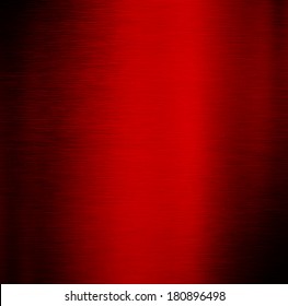 Red Shiny Metal Surface, Abstract Background.