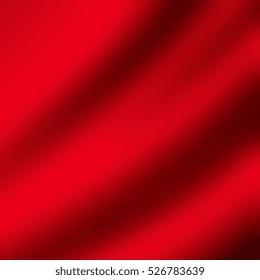 Red Silk Texture - Abstract Christmas Background