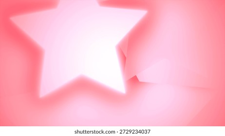 Red simple geometric patterns abstract stars background.