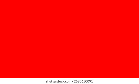 Red solid color illustration, plain red background