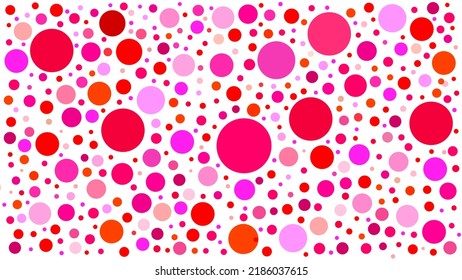 Red Spotty Background, Dizzy Background Design.