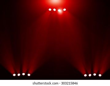 Red stage background