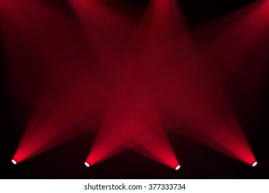 Red stage background