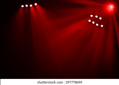 Red stage light background