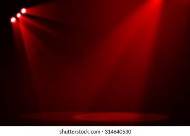 Red Stage Background Stock Illustration 317809007