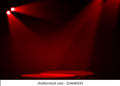 Red Stage Background Stock Illustration 280271822