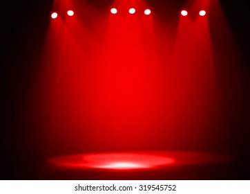 Red Stage Light Background Stock Illustration 319545743 | Shutterstock