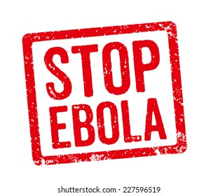 Red Stamp - Stop Ebola