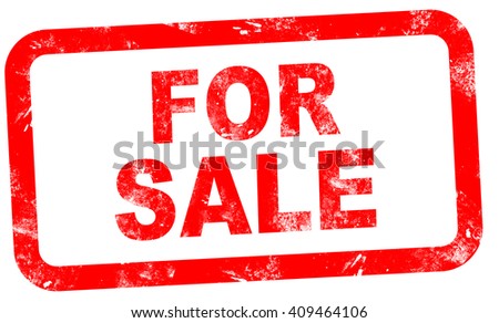 red stamp words sale on white stock illustration 409464106