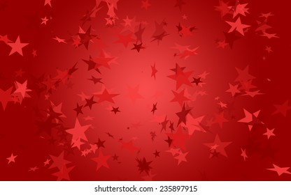 Red Stars On Red Background