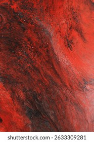 Red Swirl Abstract, Vortex of red Fluid Art