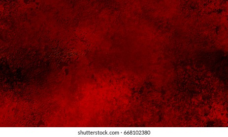 Red Textured Grainy Dark Wall Background