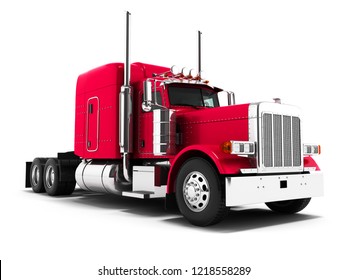 Red Truck Transportation Goods Other Countries Stock Illustration ...