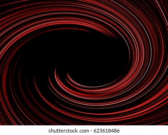 Red Twirl Design