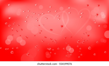 Red Valentine's day background
