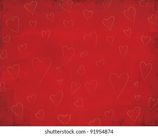 Red Valentine's day background