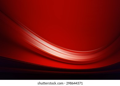 Red Wave Abstract Background