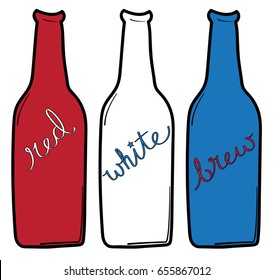 Red White and Brew Beer - Powered by Shutterstock