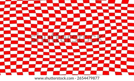 Red white checkered liquify background template for wallpaper, design banner, poster, advertising. The red and white background melts like the Indonesian flag, suitable for the Indonesian independence