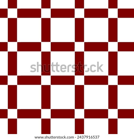 a red and white checkered pattern with a white background, seamless pattern