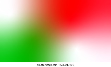 red white green flag colour gradient background