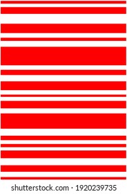 Red And White Horizontal Stripes