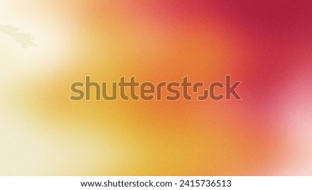 Red Yellow Blur Gradient Background with Noise Texture Effect
