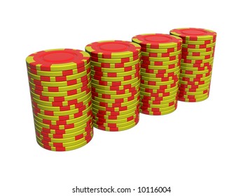 Red Green Chips Stock Illustration 10445245 | Shutterstock