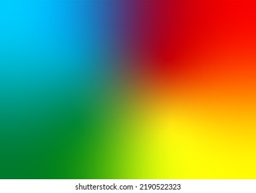 Red Yellow Green Blue Gradient Background Stock Illustration 2190522323 ...