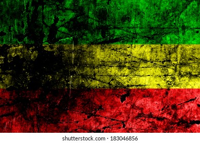 Red, Yellow, Green Rasta Flag